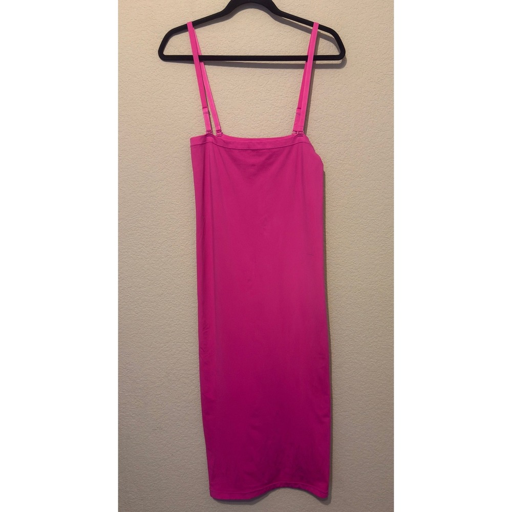 Yitty Nearly Naked Shaping 5-in-1 Convertible Dress Fuchsia Flirt XL DS2459076